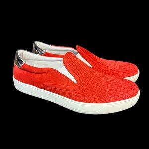 Johnston & Murphy Red Designer Women’s Loafers - Size 7M